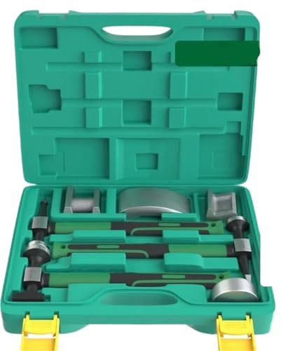 Set di martelli per carrozzeria auto, kit di strumenti di riparazione automobilistica, martelli professionali in ferro da 7 pezzi per modellare lamiere e riparazioni auto