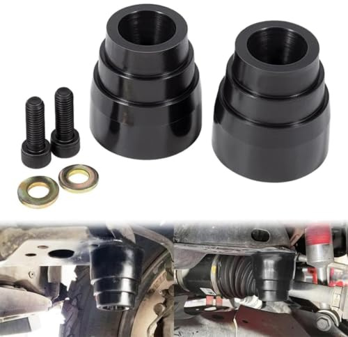 2 limitadores de recorrido trasero 8.9104G PU para Toyota para 4runner 1996-2009 2WD/4WD negro