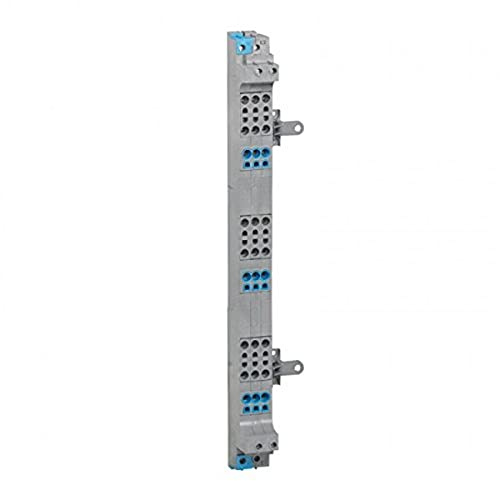 Peigne d'alimentation vertical 63A à bornes automatiques pour coffrets 4 rangées