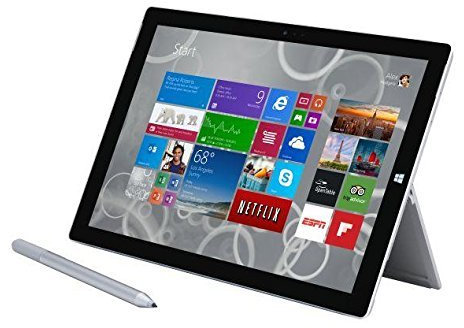 2014 Microsoft Surface Pro 3 avec Intel Core i5-4300U (12-pouces, 4 Go RAM, 128 Go SSD) Platine (Reconditionné)