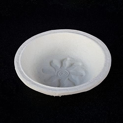 Professional Eco-Friendly 750g - 1Kg Round Sunflower Pattern Proofing Basket Banneton Brotform Brotformen Bread Making - Heavy Duty - Sustainable Wood Pulp Eco Friendly.
