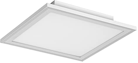 LEDVANCE SMART+ WiFi LED Panelleuchte, weiß, 18W, 1800lm, regulierbares Weißlicht, dimmbar, 2700 bis 6500K, Rahmen- und flächiges Hauptlicht, steuerbar per App, kompatibel mit Amazon, Google und Co.