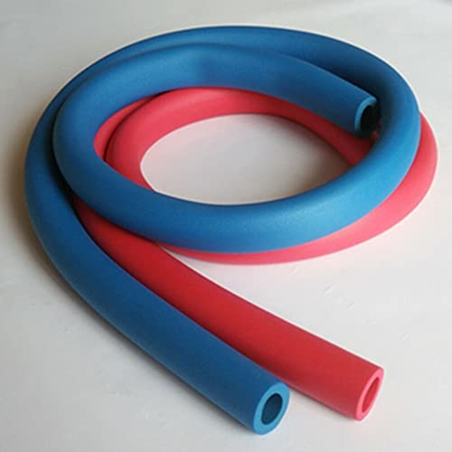 2M/1,8M Länge Rohrisolierung Schaumstoff-Rohre Für Griffstütze, ID 6mm-60mm wasserdichte Schaumstoffschlauch, Rot/Blau (Color : Blau, Size : ID 6MM x Thick 15MM x L 2M)