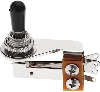 OTOTEC Basic Metric 3-Way Right Angle Toggle Switch L-Type Pickup Selector Compatible with Gibson Compatible with Epiphone Les Paul SG ES Electric Guitar