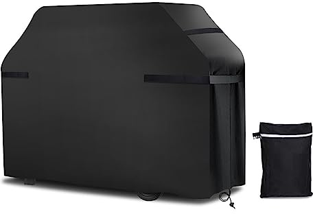 Grillabdeckung, große Barbecue-Abdeckungen, strapazierfähige Outdoor-Gasgrill-Abdeckung mit reflektierenden Streifen, wasserdicht, reißfest, staubdicht für Outback, Weber, Char Broil, Brinkmann