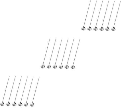 BESTonZON 18pcs Stainless Steel Heart Shape Metal Drinking Straw Reusable Straws Cocktail Spoons Set for Cold Drinks