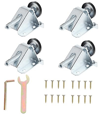 Mikikit Heavy Duty Furniture Levelers Adjustable Feet for Kitchen Unit Cabinet Leveling Legs
