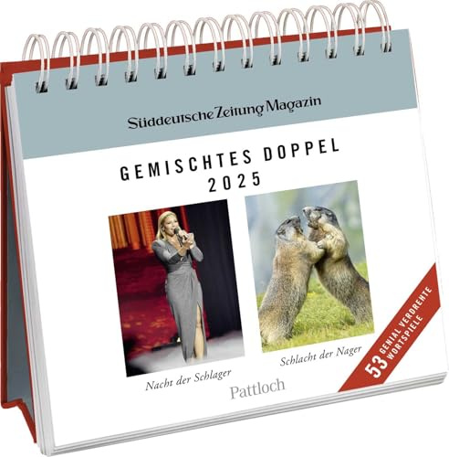 Calendario de postales 2025: doble mixto: las icónicas ricas de agitación. Calendario semanal para colocar, calendario de mesa, encuadernación en espiral y 53 tarjetas postales para separar