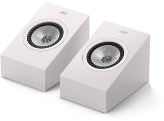KEF Q8 Meta Passive On-Wall Dolby Atmos HiFi Speakers, Satin White | Music | TV & Home Cinema | Gaming | 2-way Closed Box | 5.25 Uni-Q Driver with MAT
