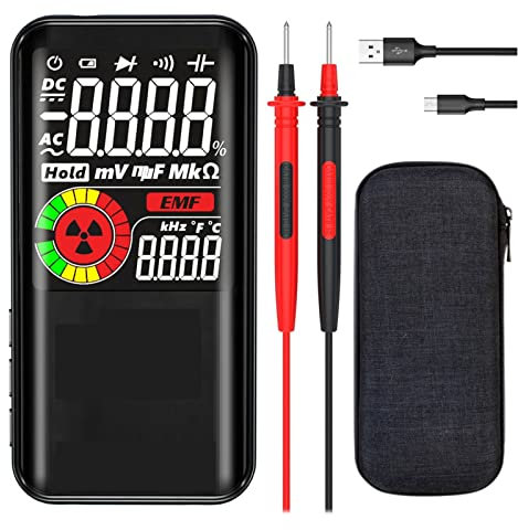 Contatore Geiger S20 Intelligent. EMF. Multimetro da 3,5 pollici Colorato 9999 Conta rilevatore di radiazioni elettromagnetiche ricaricabile