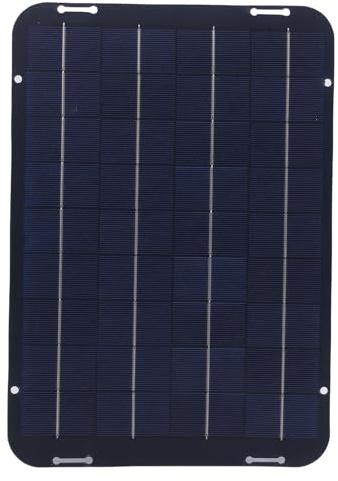 ZJchao Kit de Panneaux Solaires 18 V 12 W, Panneau Photovoltaïque en Silicium Polycristallin, étanche IP65, pour Maison, Camping, Caravane, Serre, Abri de Jardin