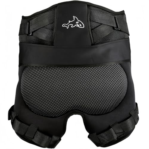 Jormino Anti-Slip Crash Pad for Beginners, Thickened Butt Guard for Skating, Skiing, Snowboarding for Youth & Adults M