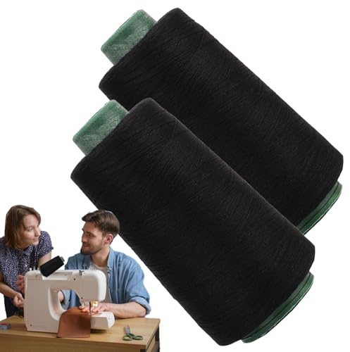 Overlock sytråd - höghastighets polyester symaskinstråd, hållbart 2-delat overlockset för arbete av och proffs