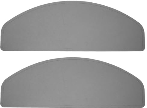 LALADEFIEE 2 Films teintés pour visière de Casque - Insert d'écran Anti-buée et imperméable - Protection d'écran 9,7 x 3,6 Pouces pour Casque de Moto, pour Une visibilité optimale par