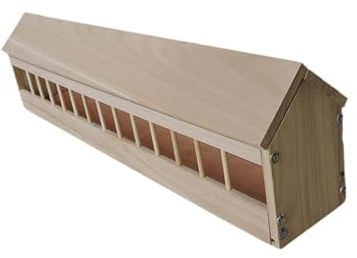 Sdlnklm Comedero para Palomas, Comedero para Pollos, Suministros para Palomas, Comedero para Aves de Corral de Jardín, Recipiente Ranurado para, 80cm