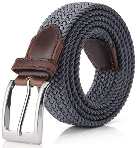 Fairwin Stretch Elastischer Gürtel Herren Geflochten Flechtgürtel Stretchgürtel Stoff Ohne Löcher Flexibel Stoffgürtel Gürtel Elastic Men Golf Belt