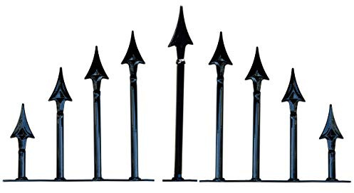 Decorative Garden Fence Spikes (Double Pack with Capital)