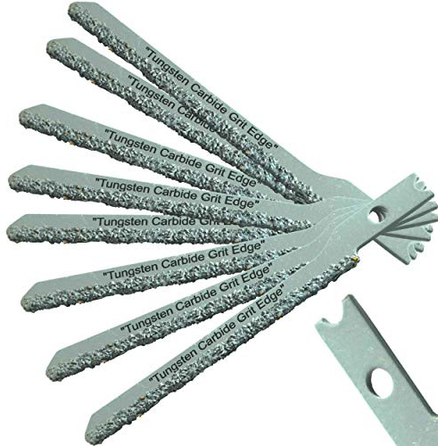 Hartmetall-Stichsägeblätter, 8 Universal-Stichsägeblätter mit U-Schaft, Trockenbau Fiberglas, Stichsägeblatt mit niedriger Dichte, Stichsägeblätter