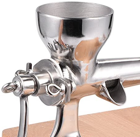 Cryfokt Extractor de Hierba de Trigo, Exprimidor Multifuncional Plateado de Acero Inoxidable 304 Fácil de Limpiar para el Hogar para Verduras