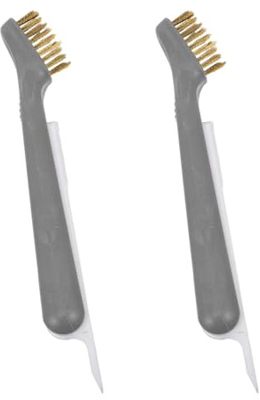 2Pièces Brosse De Nettoyage Multifonctionnelle pour Cuisinière Et Hotte Outil Pratique en Acier Inoxydable pour Enlever Taches Et Graisse