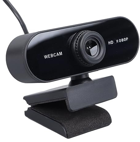 Septpenta Webcam HD 1080P Caméra Web, Webcam avec Microphone pour Ordinateur de Bureau, Ordinateur Portable, Caméra Full HD, Webcam Vidéo pour Conférence D'Enregistrement Vidéo