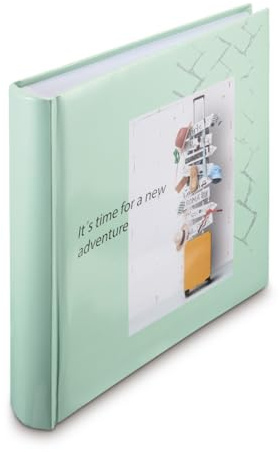 Hama Fotoalbum Journey (Jumbo Album zum Selbstgestalten, Photo Album zum Einkleben, 100 weiße Seiten, Fotobuch 30x30 cm, mit Pergamin Schutzseiten, laminiert, unterfüttert)