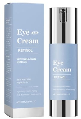 Crema occhi retinolo contro occhiaie, crema idratante per la cura notturna sotto gli occhi, crema antirughe, crema per gli occhi riduce le occhiaie, leviga le rughe