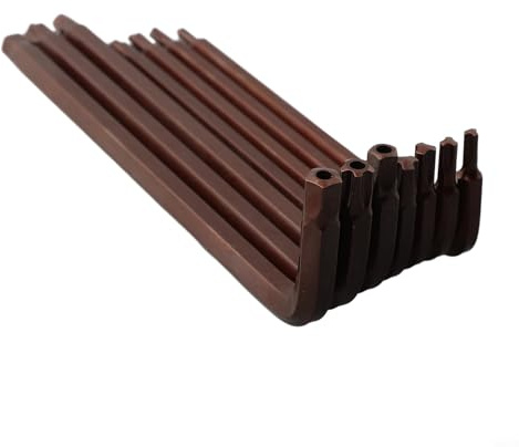 Set di 7 cacciaviti a L, Y4-Y8, Pentagono a 5 punte a Y con foro Torx TT45, in lega di acciaio, kit di chiavi esagonali per riparazione auto e mobili