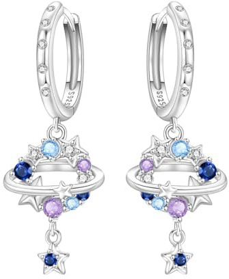 SOUTHPLUS Ohrringe Silber 925 Mädchen Geschenk für Frauen | Ohrringe Hängend Ohrringe Damen Schmuck Damen Geschenkbox Beste Freundin Geschenke Muttertagsgeschenk Geschenk Freundin