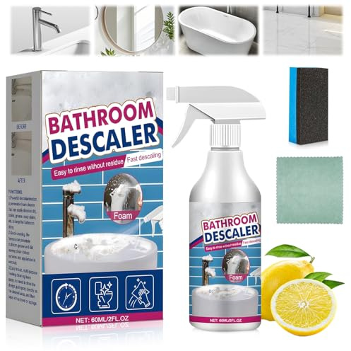 Vibbang Reiniger für Hartnäckige Flecken, 2026 Stubborn Stains Cleaner, Fleckenentferner für Hartnäckige Flecken, Bathroom Descaler Foam, Badezimmer Reiniger Kalkreiniger für Kanalisation Toiletten