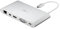 Goobay 62113 USB C Hub Multiport Verteiler 11 Ports HDMI / VGA / Mini DP / USB C PD / 3x USB 3.0 / RJ45 / 3,5 mm Audio / SD & microSD Kartenleser / Aluminium
