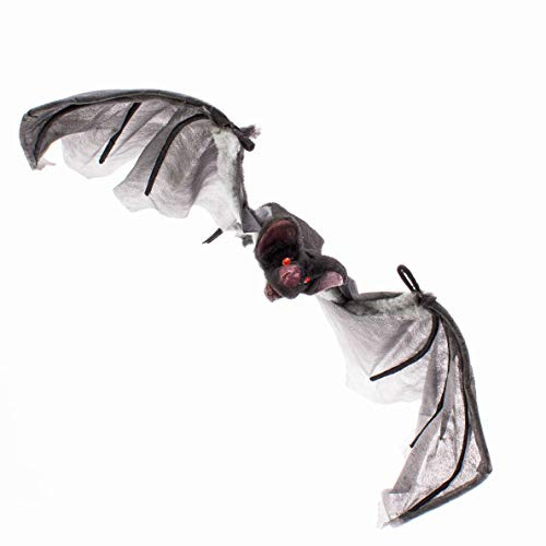 showking Chauve-Souris Halloween QUECKY, gigantesque, Noire, 120 cm | Décoration Halloween/Fête d'halloween