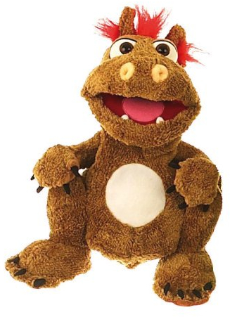 Living Puppets W220 Handpuppe Olli das Drachenbaby