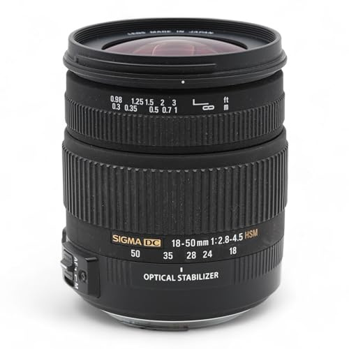 Sigma 18-50 mm F2.8-4.5 DC OS HSM-Objektiv (67 mm Filtergewinde) für Canon Objektivbajonett