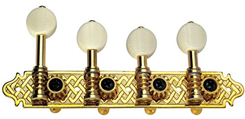 Golden Gate FM-7 F-Model Mandolin Tuners - 2 Planks (4+4) - Gold