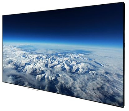 DELUXX Cinema Rahmenleinwand SlimFrame 265 x 149cm, 120 - BRIGHTVISION