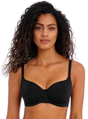 Freya Jewel Cove - Bikini estándar con Aros para Mujer, Negro Liso, 75F