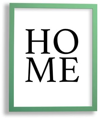 VO design Finn Premium Bilderrahmen Posterrahmen 60x90 cm Grün Froschgrün 90x60 cm mit Rückwand und Antireflex Acrylglas