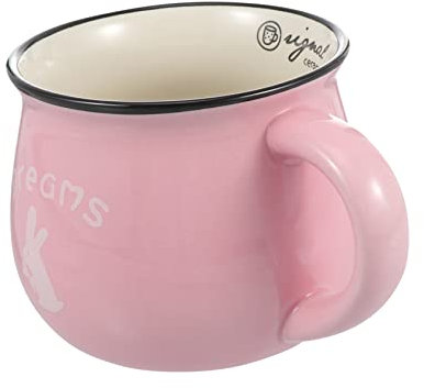OUNONA Set of 2 s Mugs Novelty Coffee Cups Unique Designs Ceramic Drinking Mugs for Home Office Present