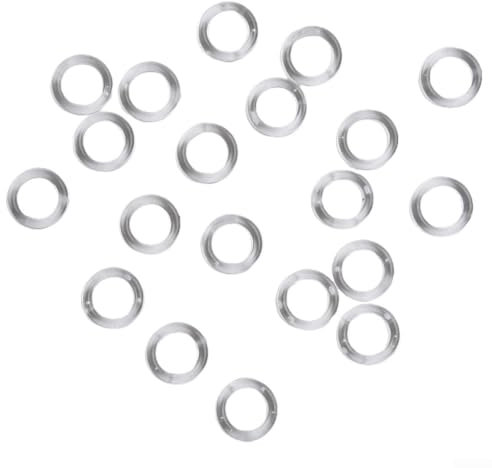 Clear Plastic Roman Blind Rings 11mm Diameter Practical and Exquisite (50pcs)