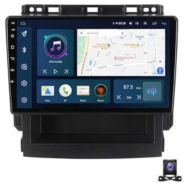 Estéreo para automóvil Pantalla táctil de 9 pulgadas Audio para automóvil para Subaru Forester 2017~2020 con cámara de respaldo 720P Bluetooth GPS Receptor de radio para automóvil Carplay incorpor