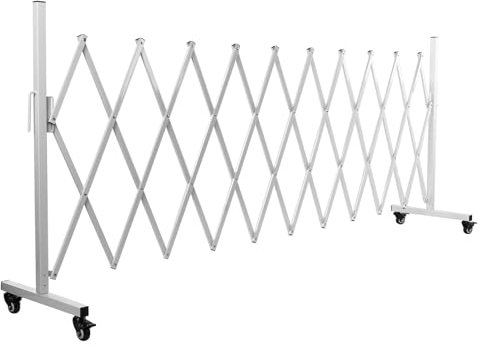 Erweiterbares Barrikadentor aus Metall, Klappbares Sicherheitstor, Hohe Härte, Korrosionsbeständig, Zeitsparendes Flexibles Aluminium für den Garten