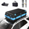 Hodozzy Box da Tetto Pieghevole per Auto, 21 Piedi Cubi, 595L, Impermeabile, Box da Tetto XXXL, Portapacchi per Auto con o Senza Portapacchi