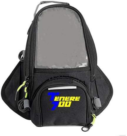 UIFCOG Sac De Réservoir Sacoche De Voyage Moto pour Ya&MAHA pour Tenere 700 Moto Sac De Rangement Étanche pour Réservoir De Carburant(A)