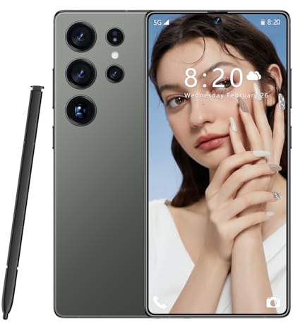 ULUCAN S26 Ultra Global Version 5G Smartphone, Dual Sim Card, 7.3INCH HD Screen, 8000Mah, Waterproof Outdoor Cellphones, Support Face Recognition, Android 14.0 OS,Green-1TB