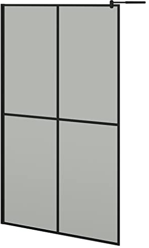 Cervaline Cabina Doccia 118x190 cm con Vetro Temperato Scuro,Prodotti Idraulici,Ferramenta per la Riparazione di impianti Idraulici,Componenti Doccia,Pareti Doccia,30.7kg - 151887