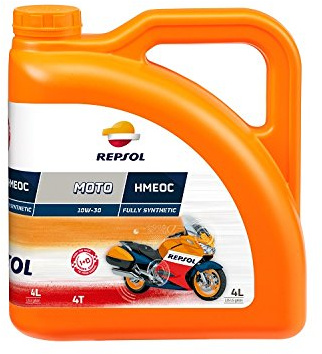 REPSOL Moto Racing Hmeoc 4T 10W-30 Aceite De Motor Para Moto, 4l