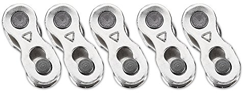 VGEBY Kettenverbinder Set Kettenverbindungen Fahrrad Schnellspanner für 6-7-8 9-Gang (5 Paar Set) (Color : 8/7/6 Speed)