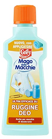 Grey Zauberer der Flecken Fleckenentferner, flüssig, mit Applikator für Rostflecken und Deodorant, schnelle Wirkung, 3 Flaschen à 50 ml