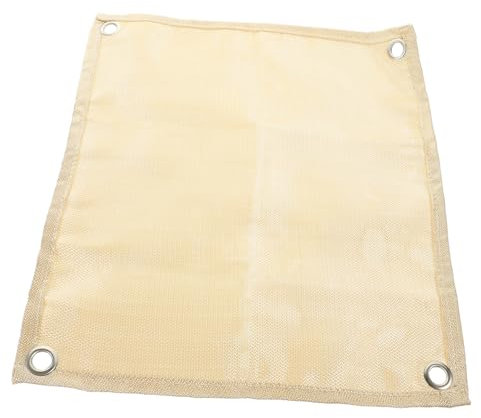 Cabilock Practical Fire Resistance Blanket 1Pc Heat Insulation Mats Fiberglass Material for Outdoor Activities